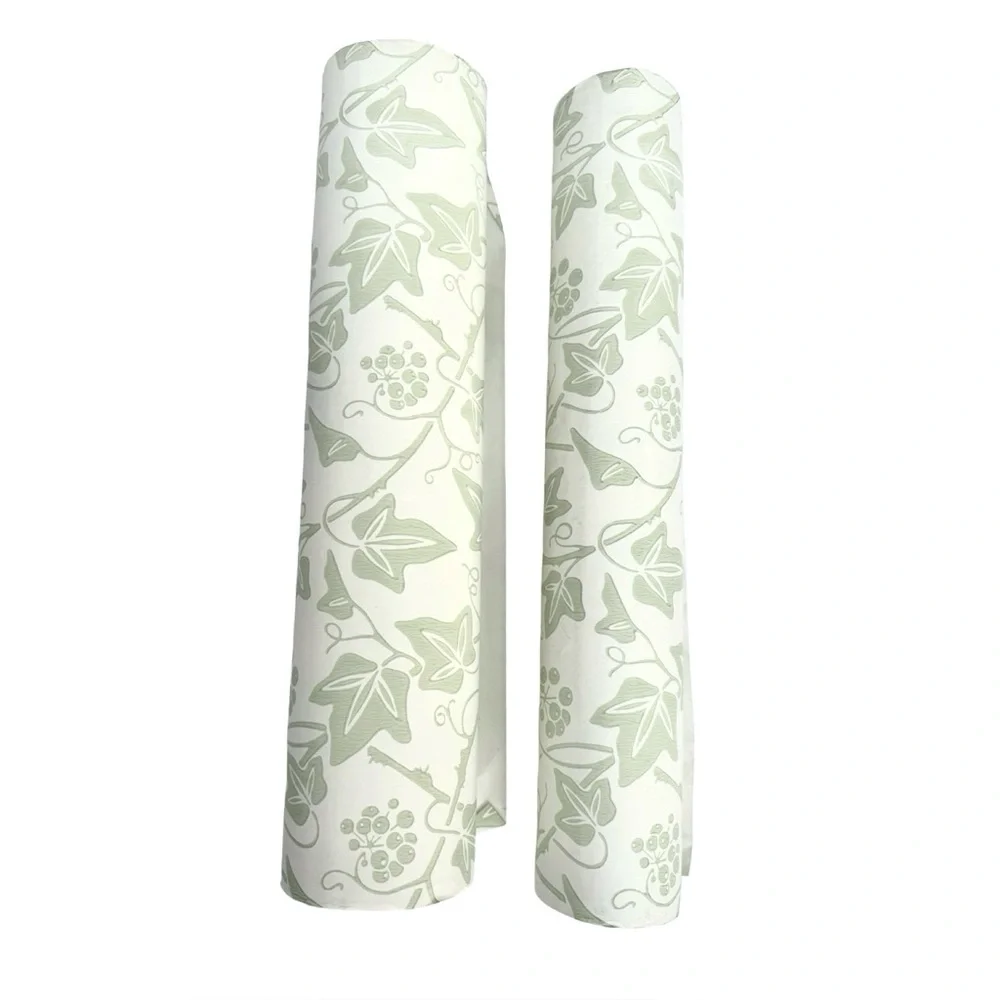Block Painted Wallpaper Green Ivy Vine Pattern Farrow & Ball Florals Collection